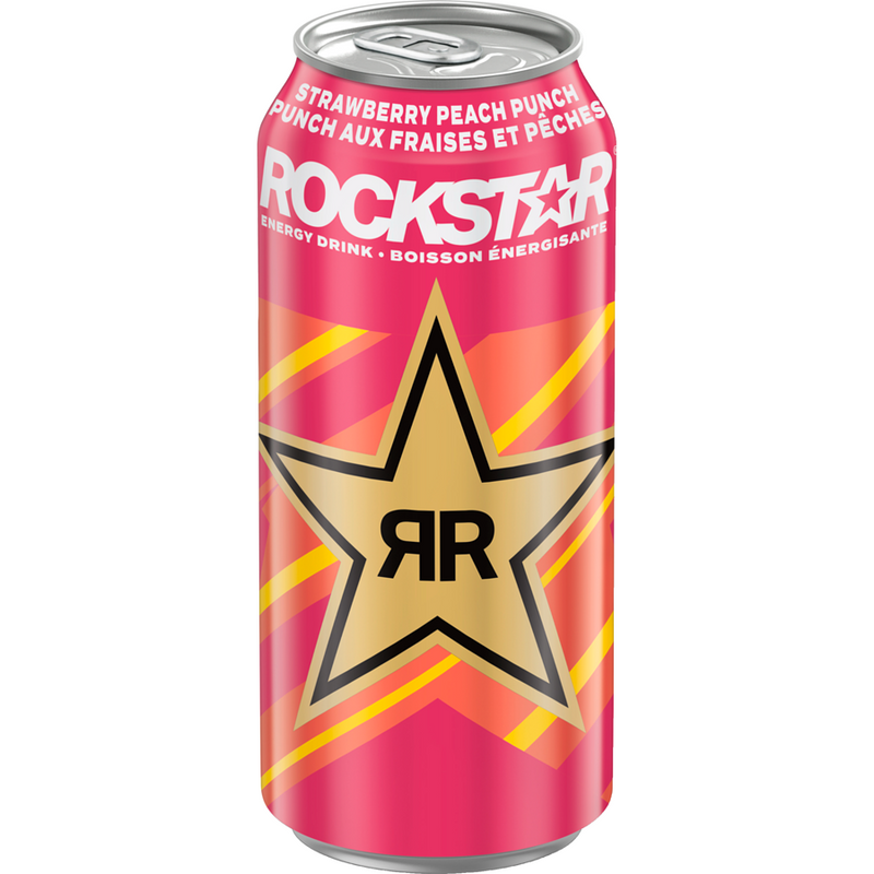 ROCKSTAR STRAWBERRY PEACH PUNC 473 ml