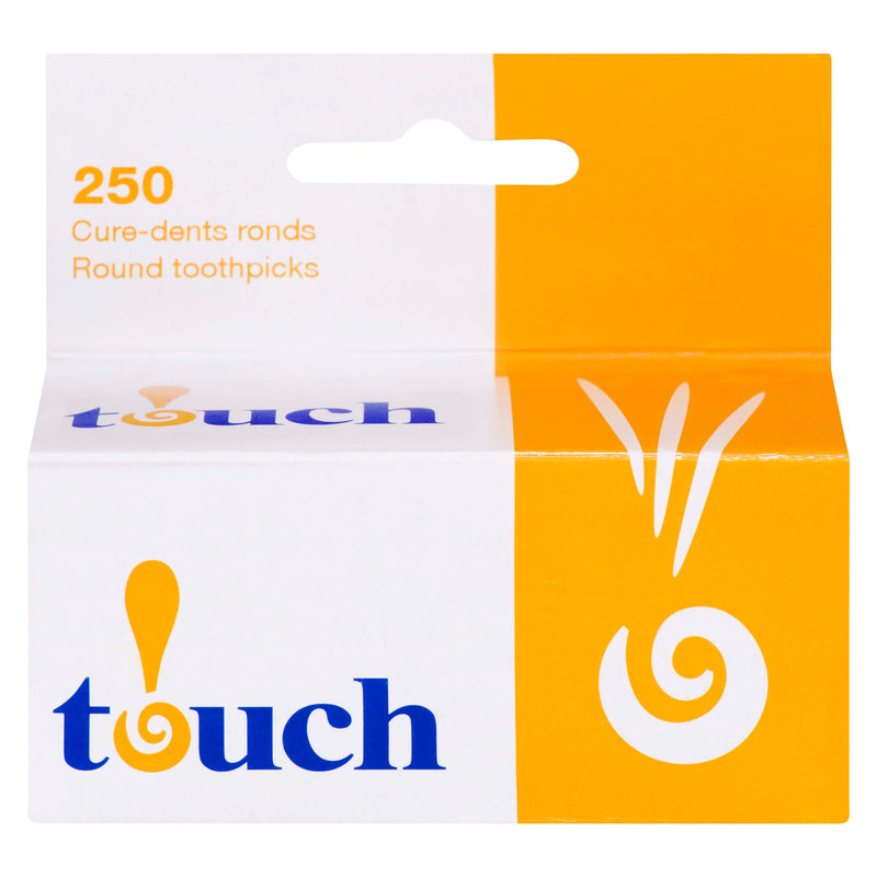 Touch Round Toothpicks, 250 ct