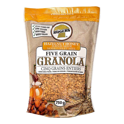 ROGER'S Hazelnut Honey Five Grain Granola 750g