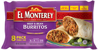 EL MONTEREY Beef & Bean Burritos
