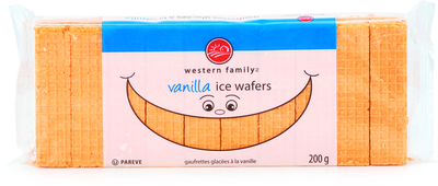 WESTERN FAMILY Vanilla Ice Wafers 200g