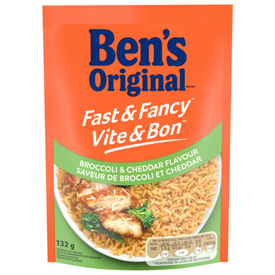 Ben's Original Seasoned Broccoli & Cheddar Flavour Rice Side Dish, 132 g