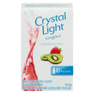 CRYSTAL LIGHT Strawberry Kiwi Singles Drink Mix 30g
