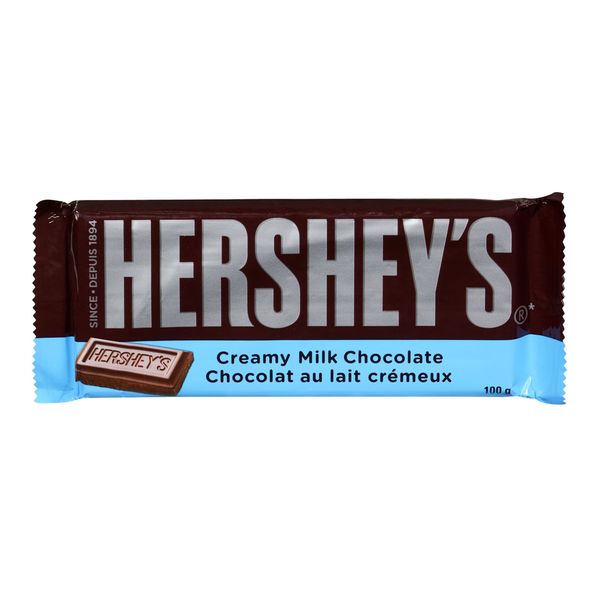 HERSHEY'S Creamy Milk Chocolate Bar 100g