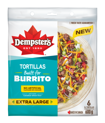 DEMPSTERS TORTILLAS XL BURRITO 8 ea