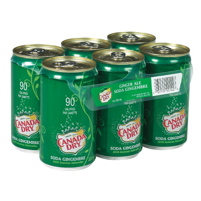 CANADA DRY Ginger Ale Soda 6 Pack