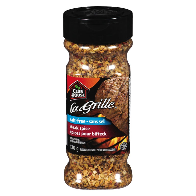 CLUB HOUSE La Grille Salt-Free Steak Spice 130g