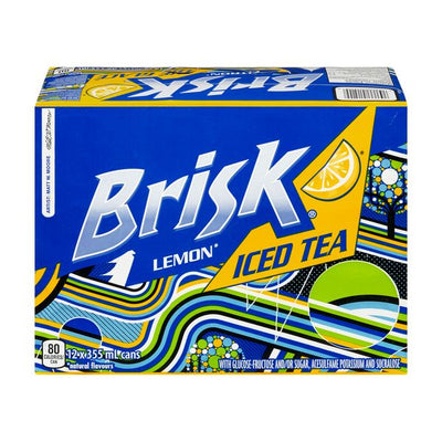 BRISK Iced Tea 355ml 12 Pack