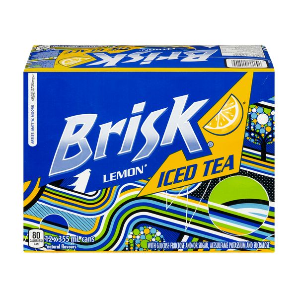BRISK Iced Tea 355ml 12 Pack