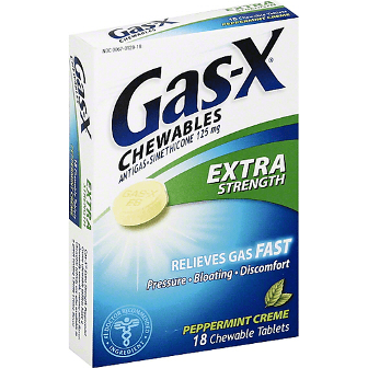 GAS X EX STRENGTH Peppermint 18's