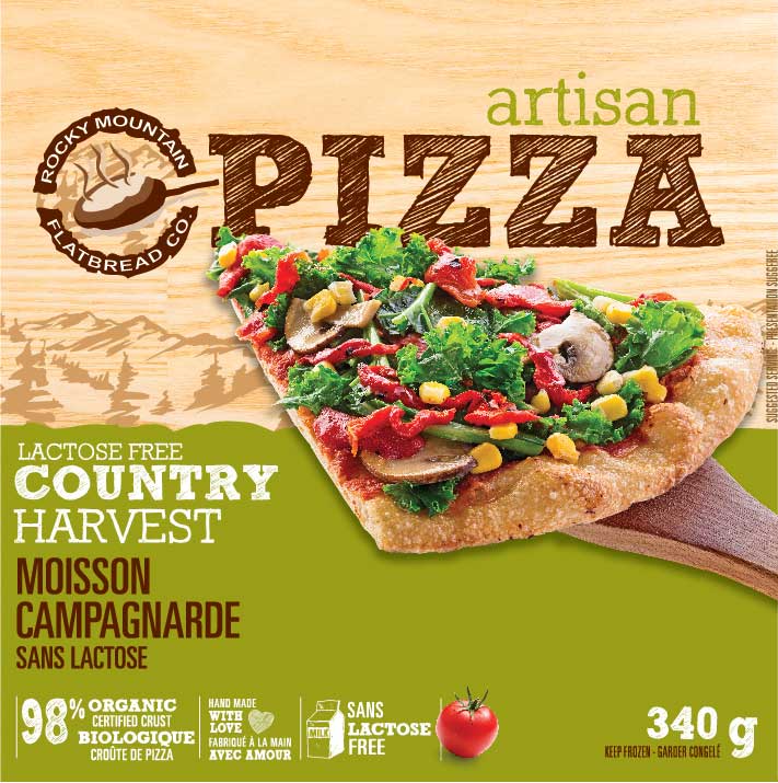 Rocky Mountain Flatbread Lactose Free Artisan Pizza, 340 g