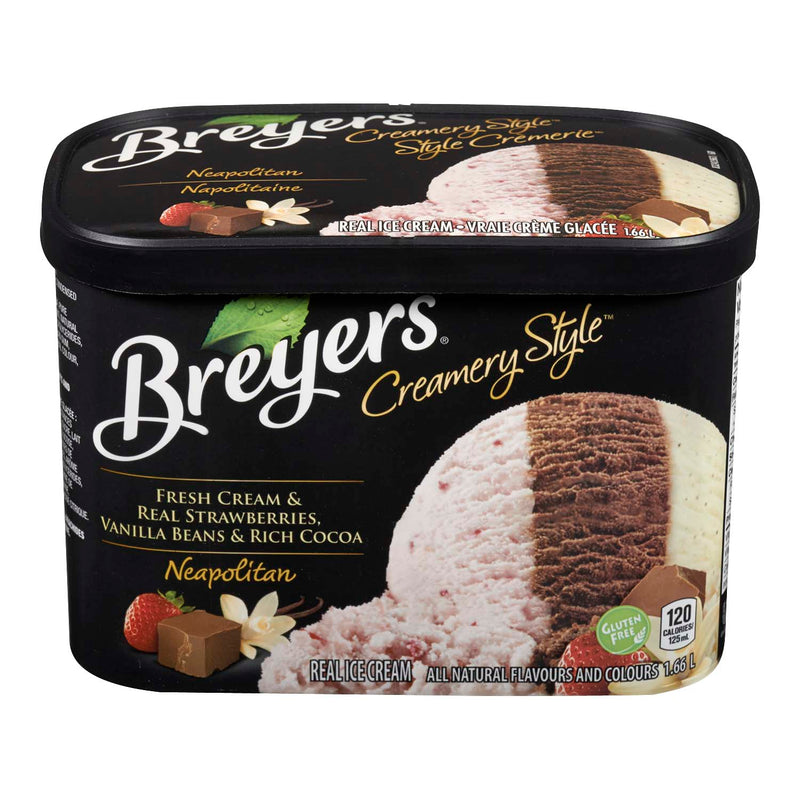 Breyers Creamery Style Neapolitan, 1.66 l