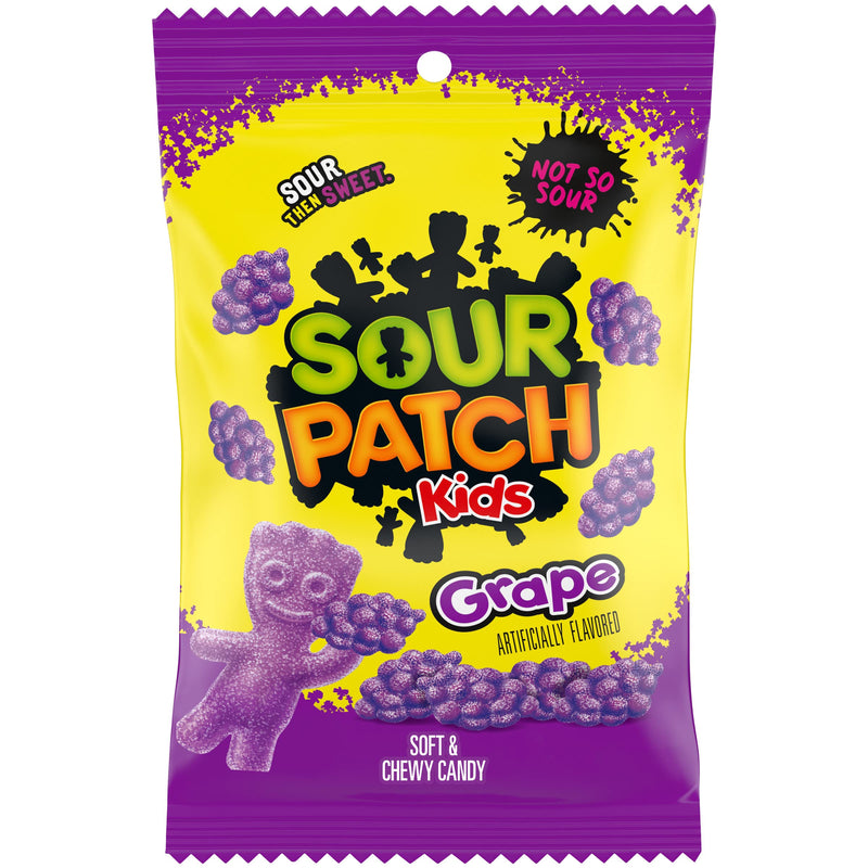 Sour Patch Kids Grape Soft & Chewy Candy, 1 ct