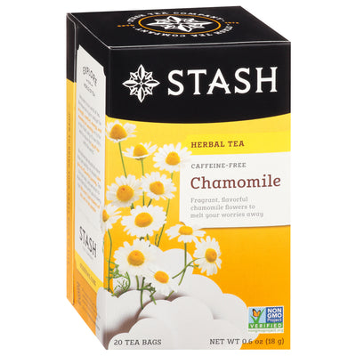 Stash Chamomile Caffeine Free Bags Herbal Tea, 20 tea bags