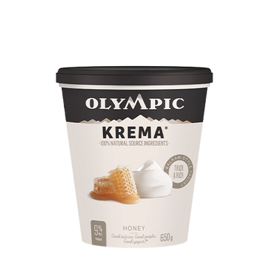 Olympic Krema Thick & Rich Honey Yogurt, 650 g
