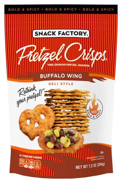 SNACK FACTORY Pretzel Crisps Buffalo Wing 204g