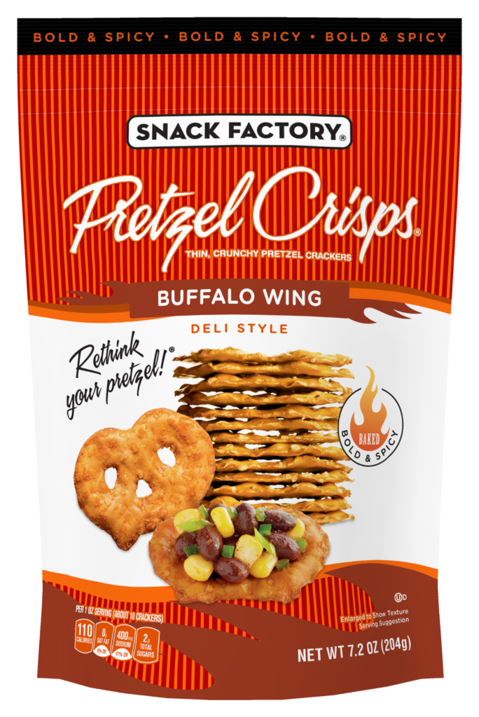 SNACK FACTORY Pretzel Crisps Buffalo Wing 204g