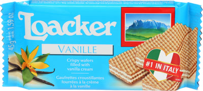 Loacker Vanille Wafer Snack, 45 g