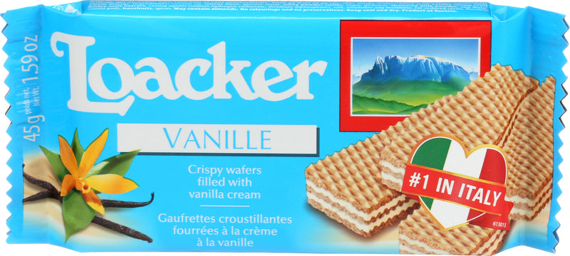 Loacker Vanille Wafer Snack, 45 g