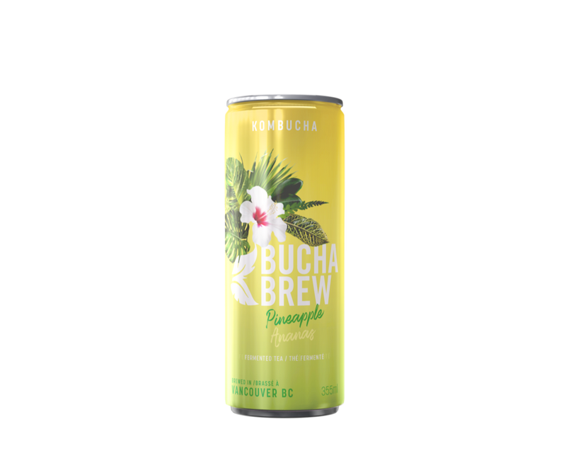 BUCHA BREW Pineapple 355ml