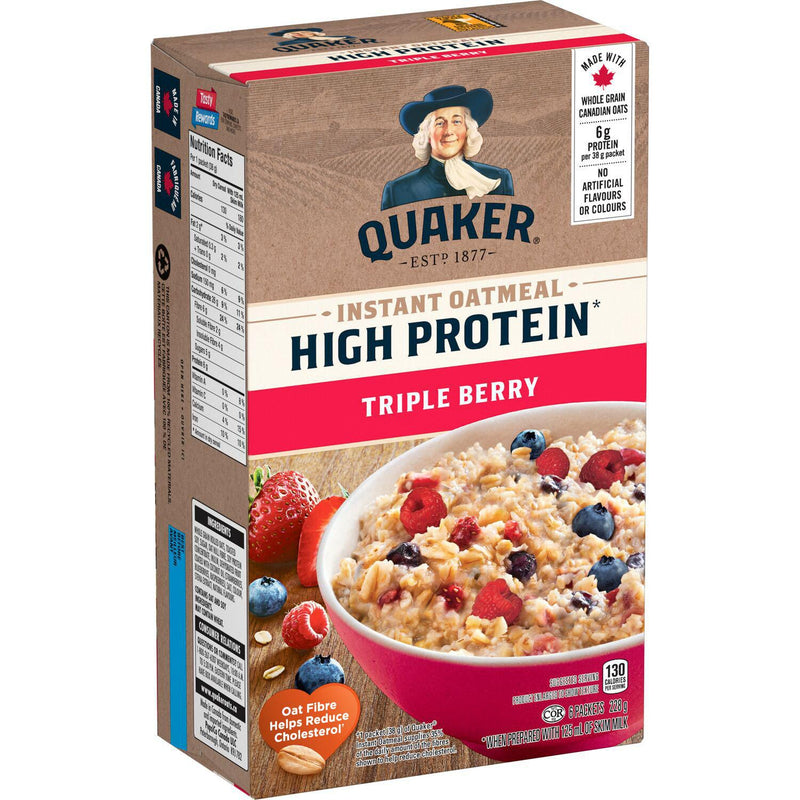 QUAKER Oatmeal Triple Berry Protein 228g