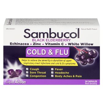 SAMBUCOL Cold & Flue Elderberry 24's