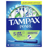 TAMPAX Pearl Plastic, Super Absorbency, Unscented Tampons 18's