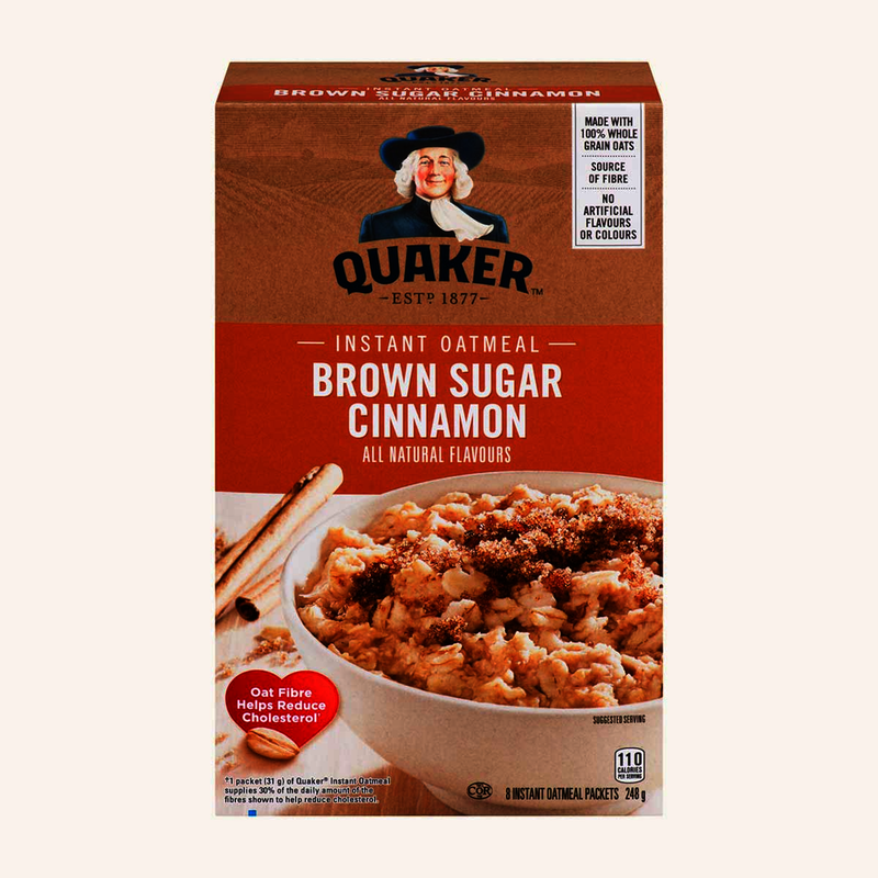 QUAKER Brown Sugar Cinnamon Instant Oatmeal
