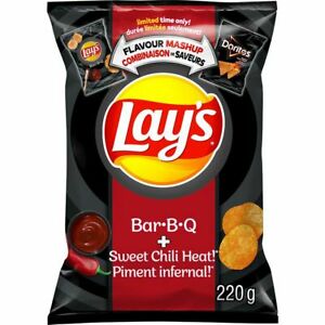 LAYS BBQ SWEET CHILI 220G