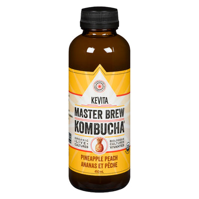 KEVITA Pineapple Peach Kombucha 450mL