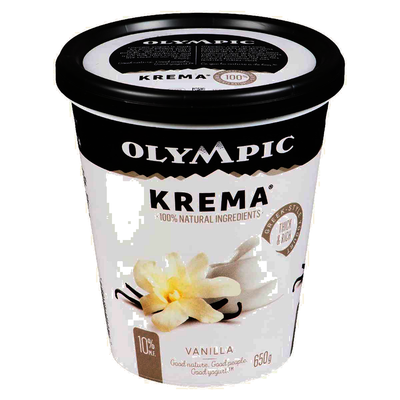 OLYMPIC Krema Vanilla Yogurt 650g