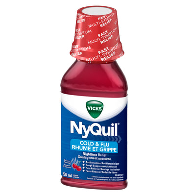 Vicks NyQuil Cold & Flu Medicine, 236 mL
