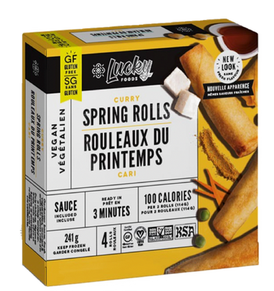 LUCKY GF CURRY SPRING ROLLS 24 241 G