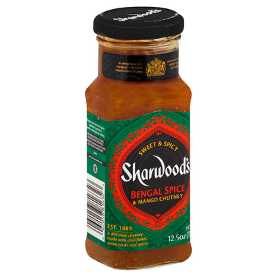 SHARWOOD'S Bengal Spice & Mango Sweet & Spicy Chutney 354g