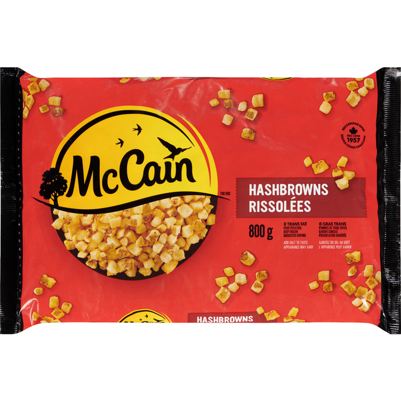 McCain Diced Hash Browns, 800 g