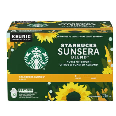 STARBUCKS K CUPS SUNSERA BLEND 10 EA