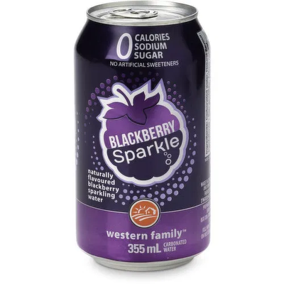 WF BLACKBERRY SPARKLING WATER 355 ml