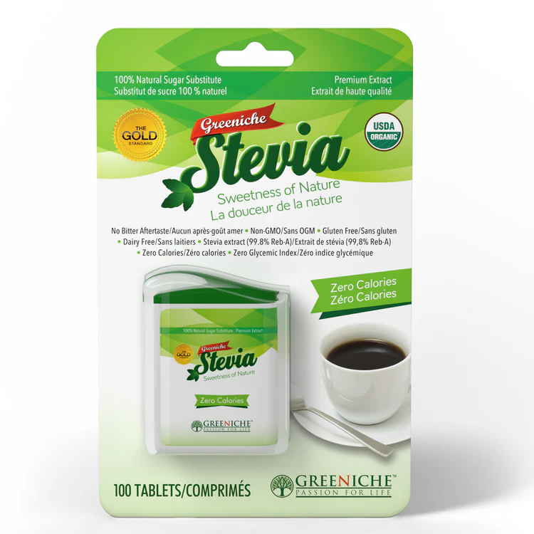 GREENICHE STEVIA TABLETS 100 ea