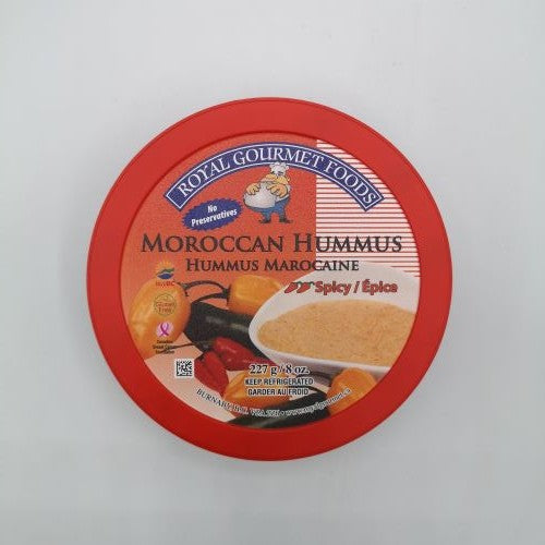 Royal Gourmet Foods Moroccan Spicy Hummus, 227 g