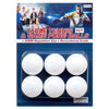PING PONG BALLS 6'S 1 ea