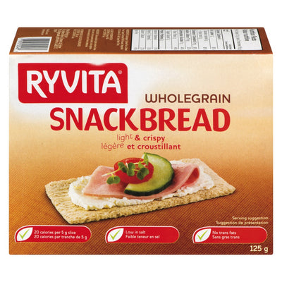 RYVITA Wholegrain Snackbread Light & Crispy 125g