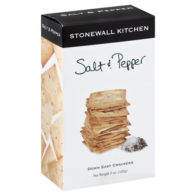Stonewall Kitchen Down East Salt & Pepper Crackers, 142 g