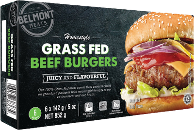 GRASS FED BEEF BURGERS 6 1 ea