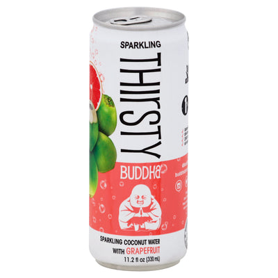 Thirsty Buddha Sparkling Coconut water, with Grapefruit, 318 g