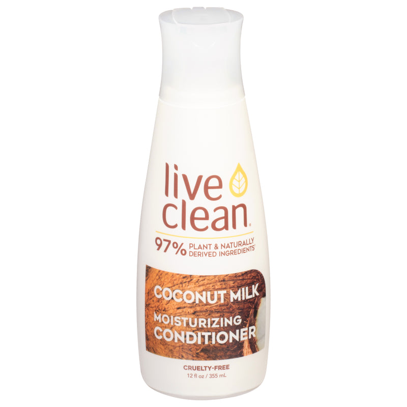 Live Clean Moisturizing Coconut Milk Conditioner, 355 mL