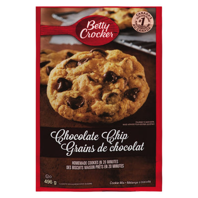 BETTY CROCKER Chocolate Chip Cookie Mix 496g