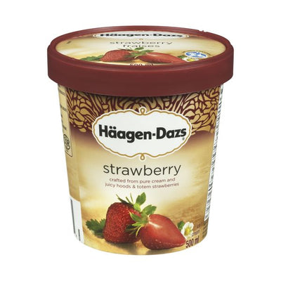 HAAGEN DAZS Strawberry Ice Cream 500ml