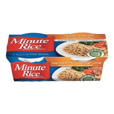 Minute Rice Long Grain & Wild Rice, 250 g