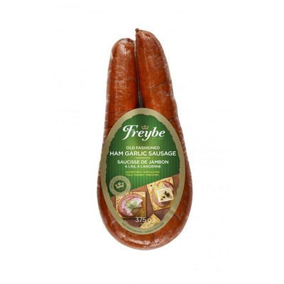 Freybe Old Fashioned Fully Cooked Gluten Free Ham Garlic Sausage, 375 g