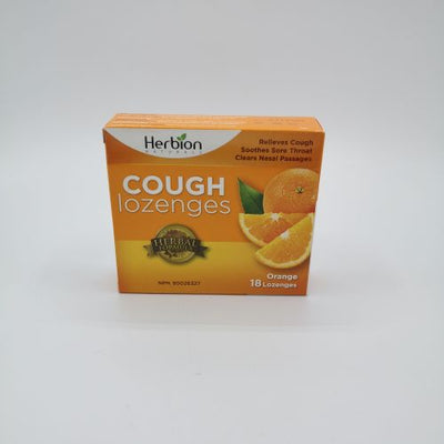 Herbian Orange Couch Lozenges, 18 ct